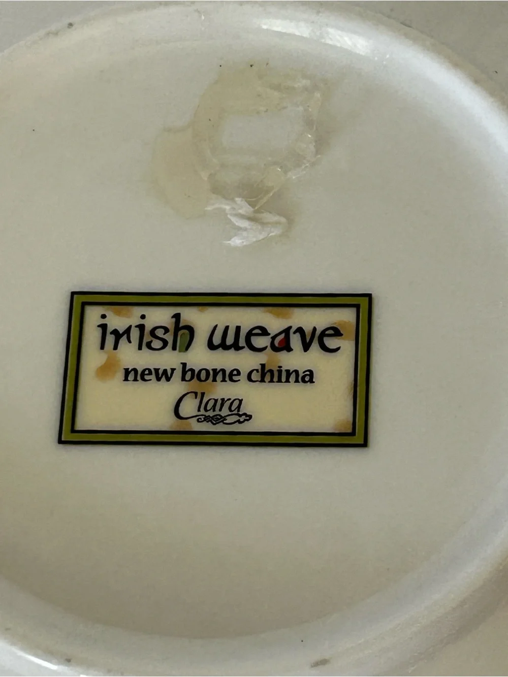 In Box Clara Bone China Irish Blessing Wall Plate Celtic Knot Home Wall Decor